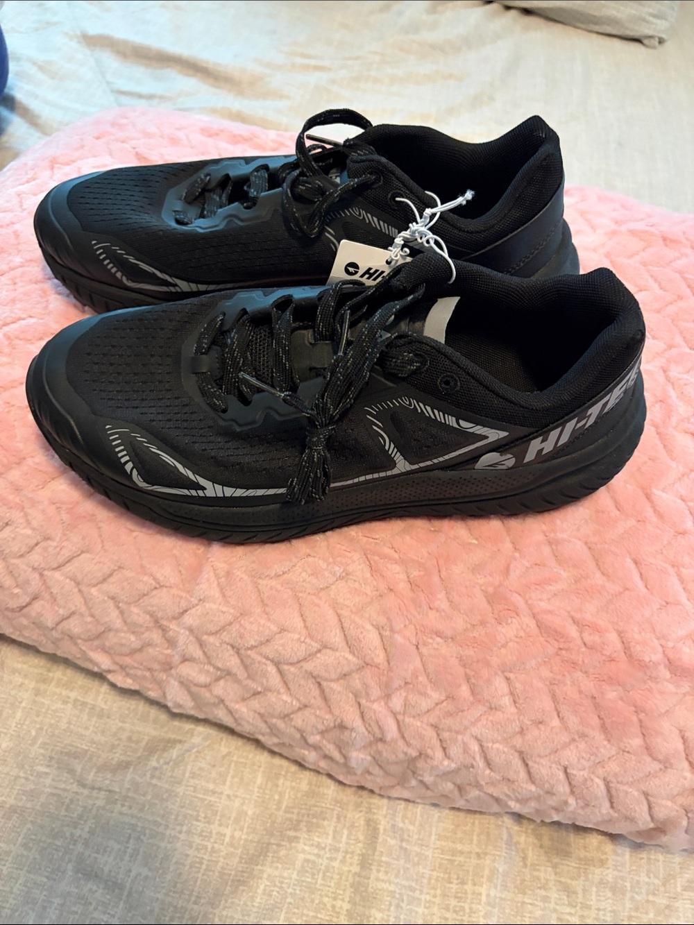 Hi-Tec Black and Gray Trail Running Sneakers